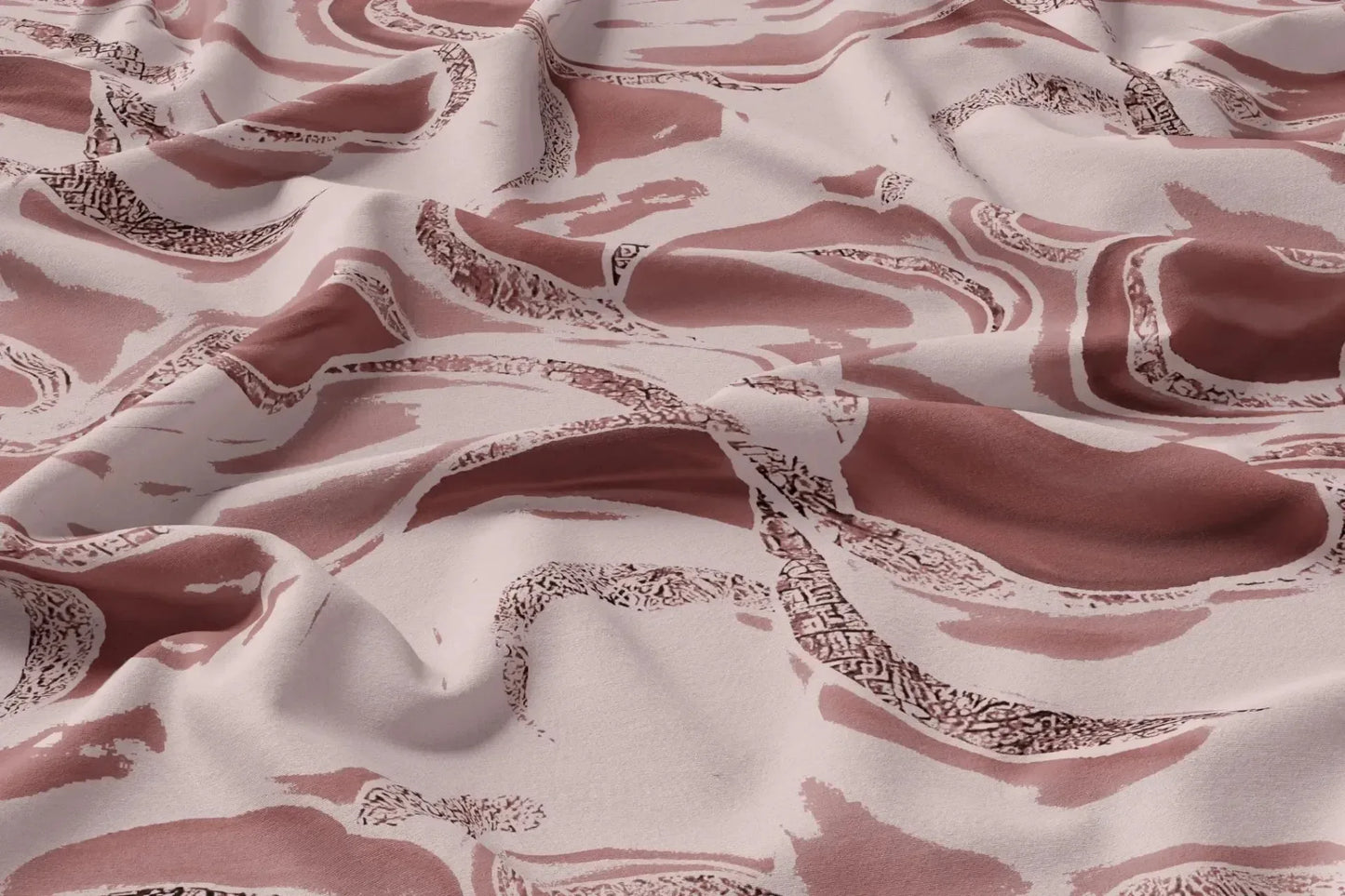 Rayon Digital Print Fabric | 44 Width, Unstitched, Poly Blend - Arihant Creations