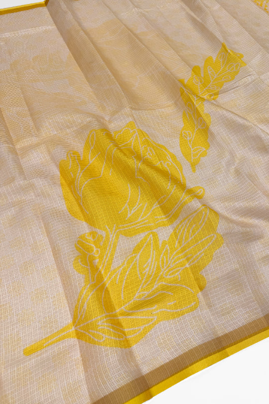 Cotton Blend Printed Suit Set with Kota Doria Dupatta for Women’s Unstitched (Top 2.5m | Bottom 2.5m | Dupatta 2.25m)