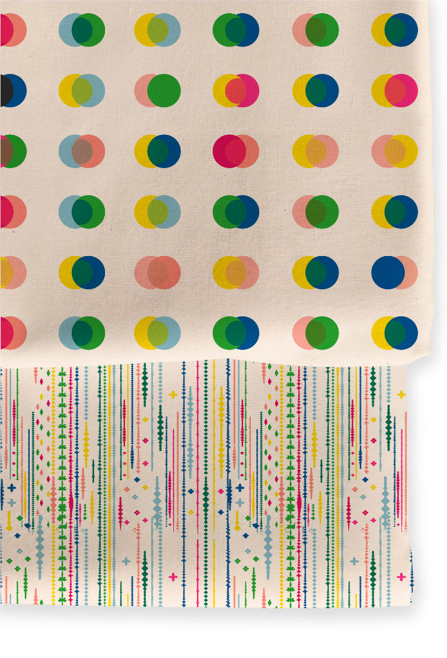 Poly Cotton Top Bottom Digital Printed Set - 2.5 mtr Top With 2.5 mtr Bottom