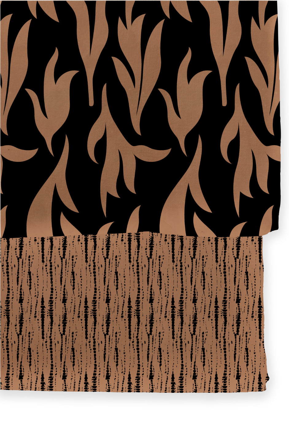 Poly Cotton Top Bottom Digital Printed Set - 2.5 mtr Top With 2.5 mtr Bottom