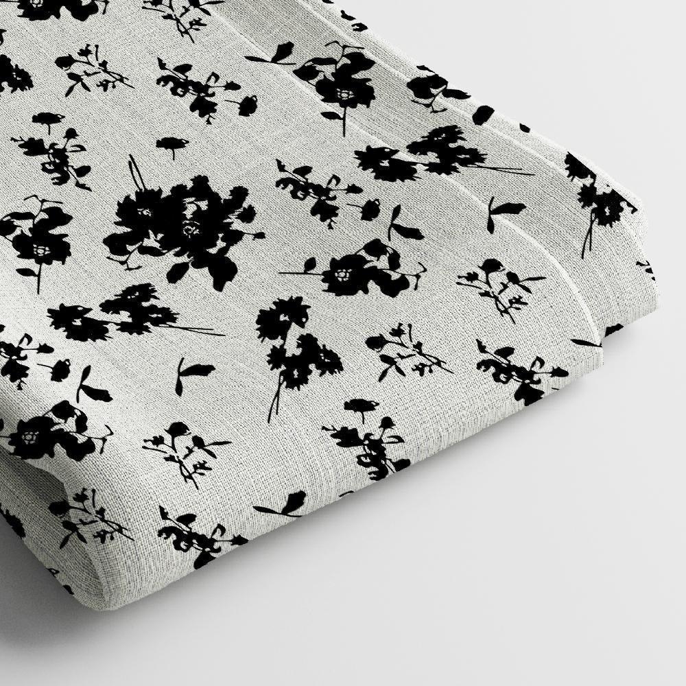Muslin Digital Printed Fabric | Poly Blend, 44 Width, Unstitched, Soft, Lightweight - Arihant Creations
