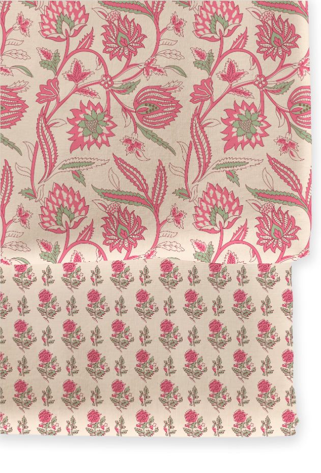 Poly Cotton Top Bottom Digital Printed Set, 2.5 Mtr Top With 2.5 Mtr Bottom, Cotton Fabric