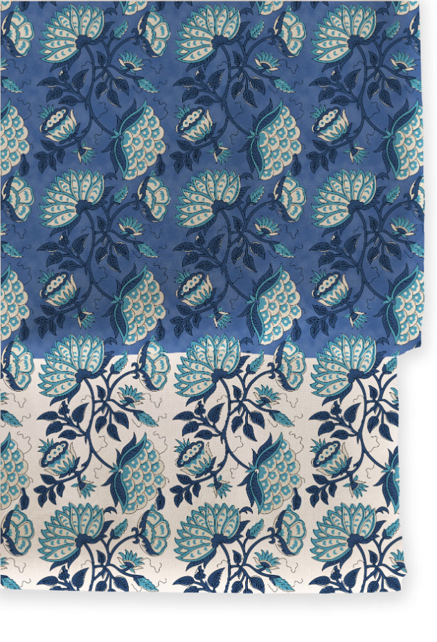 Poly Cotton Top Bottom Digital Printed Set, 2.5 Mtr Top With 2.5 Mtr Bottom, Cotton Fabric