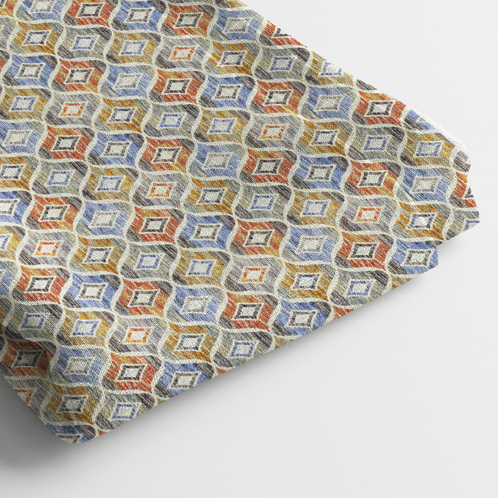 Kota Doria Digital Print Fabric | 5 Meter, 44" Width, Unstitched