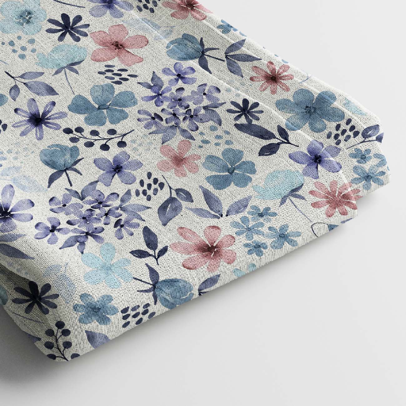 Rayon Digital Print Fabric | 5 Meter, 44 Width, Unstitched Dress Material, Poly Blend