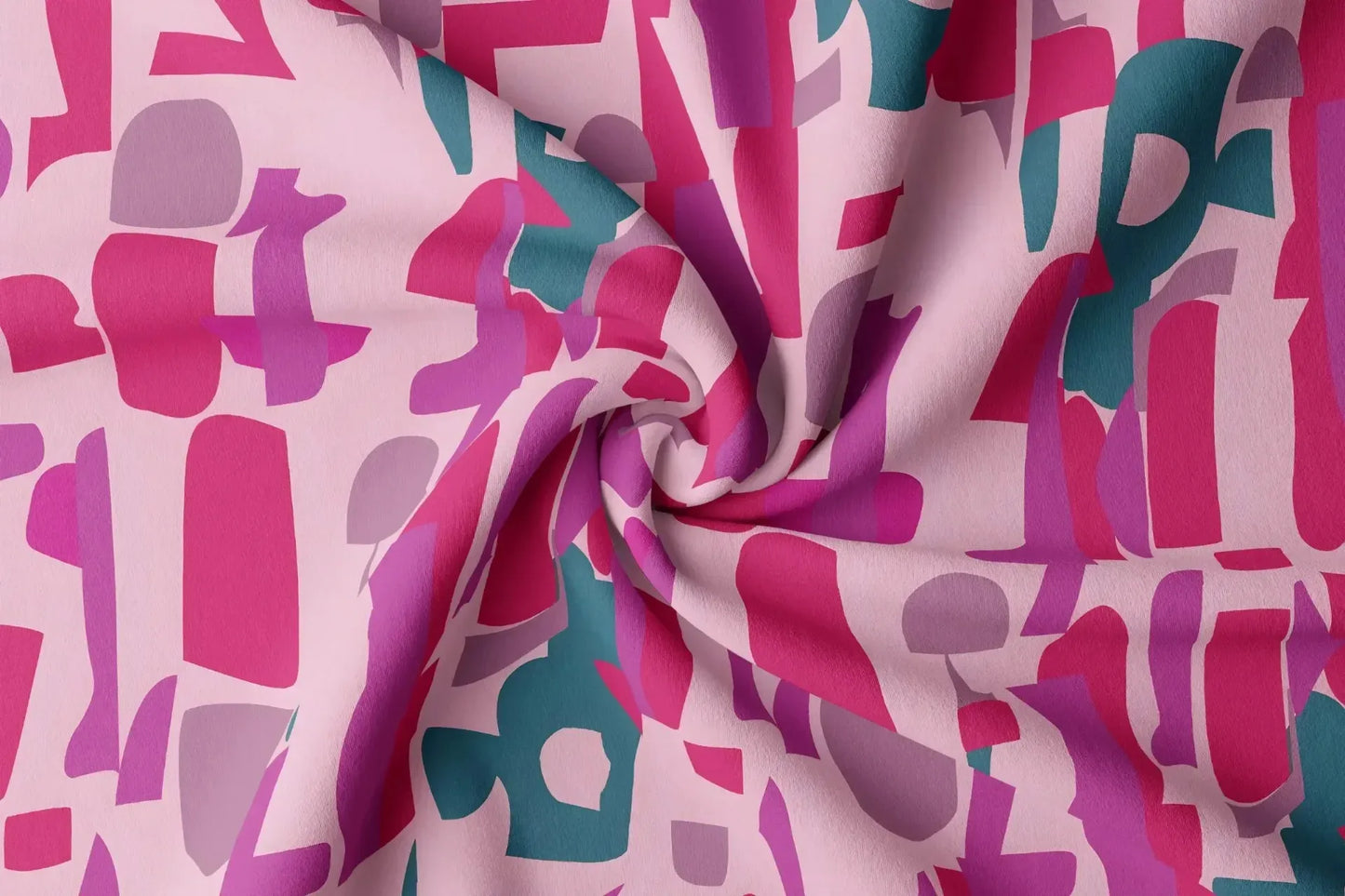 Rayon Digital Print Fabric | 44 Width, Unstitched, Poly Blend - Arihant Creations