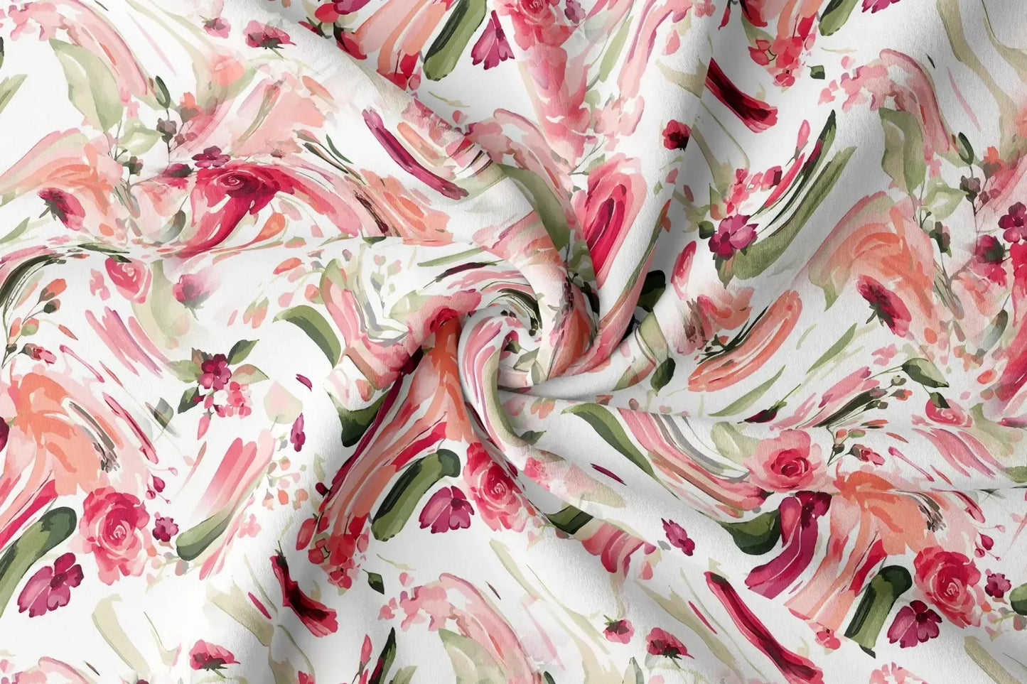 Rayon Digital Print Fabric | 44 Width, Unstitched, Poly Blend - Arihant Creations