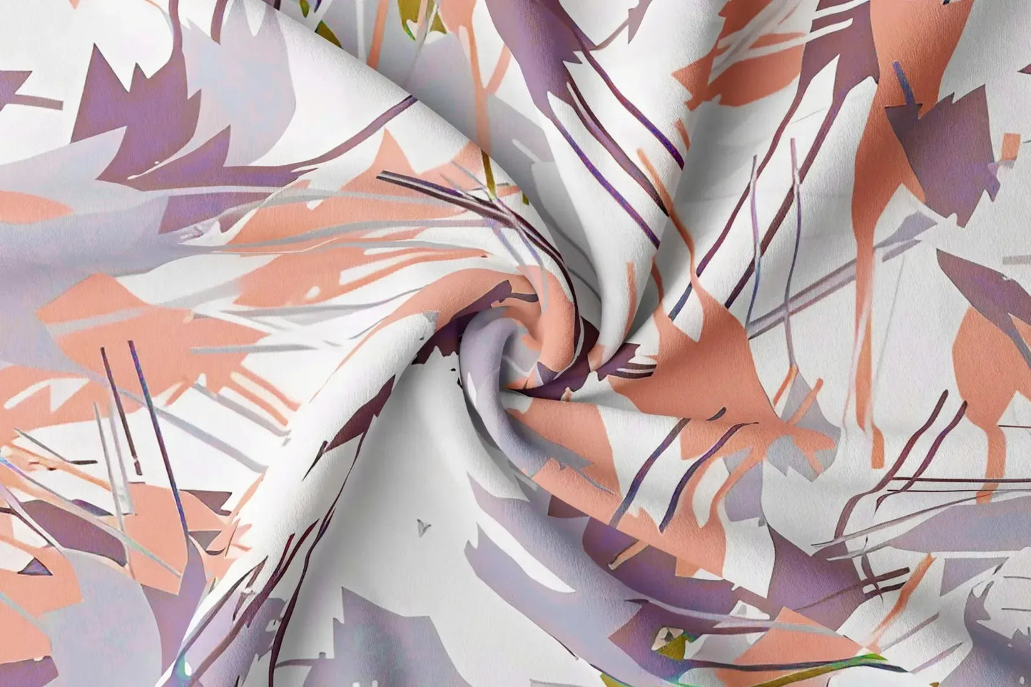 Rayon Digital Print Fabric | 44 Width, Unstitched, Poly Blend - Arihant Creations