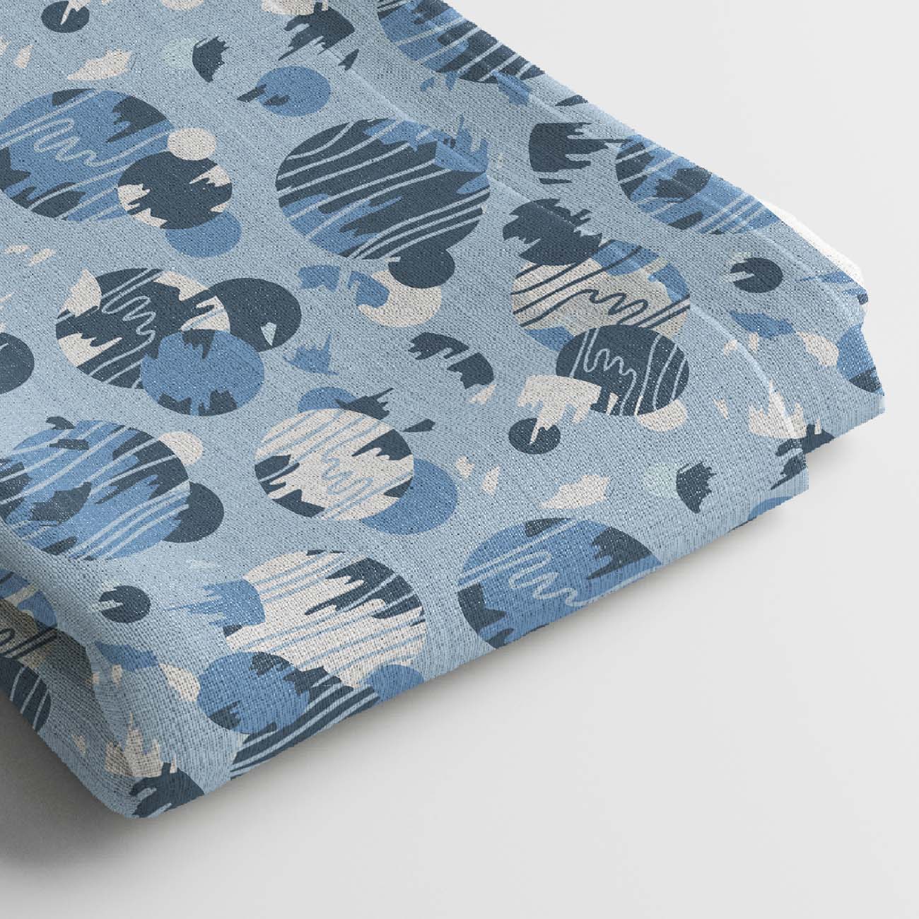 Rayon Digital Print Fabric | 5 Meter, 44 Width, Unstitched Dress Material, Poly Blend