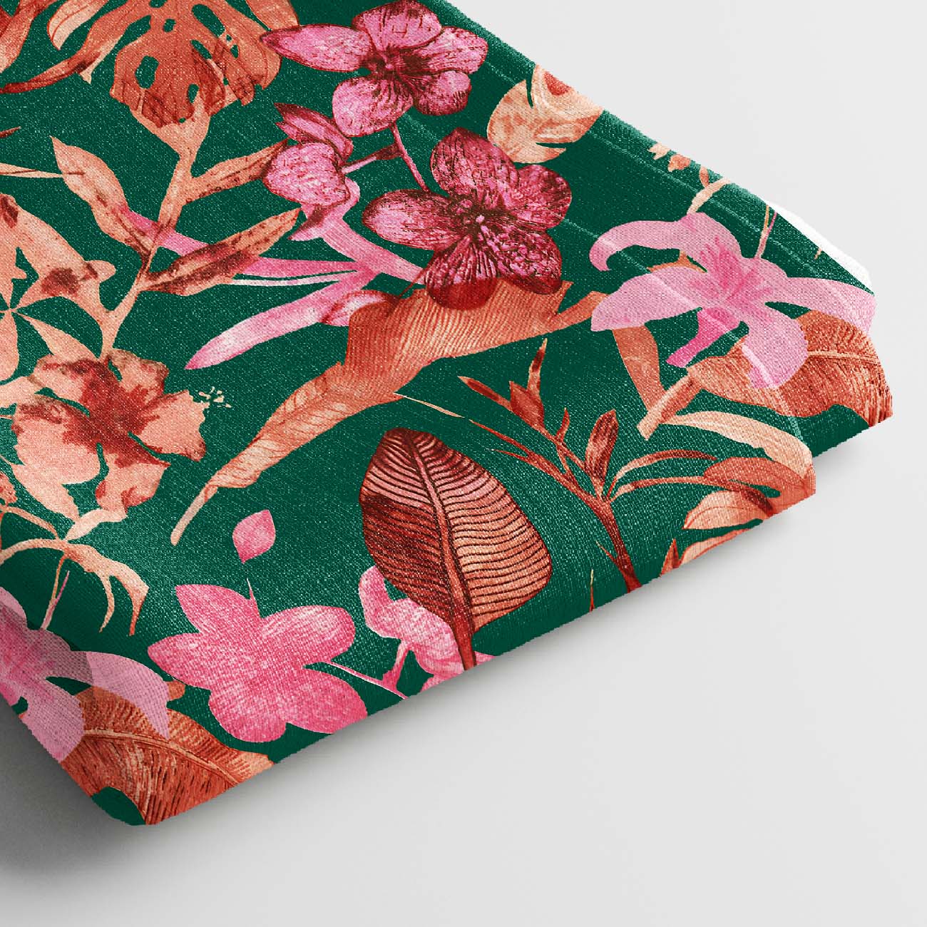 Rayon Digital Print Fabric | 5 Meter, 44 Width, Unstitched Dress Material, Poly Blend