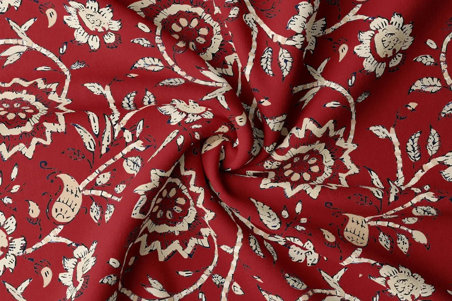 Rayon Digital Print Fabric | 44 Width, Unstitched, Poly Blend - Arihant Creations