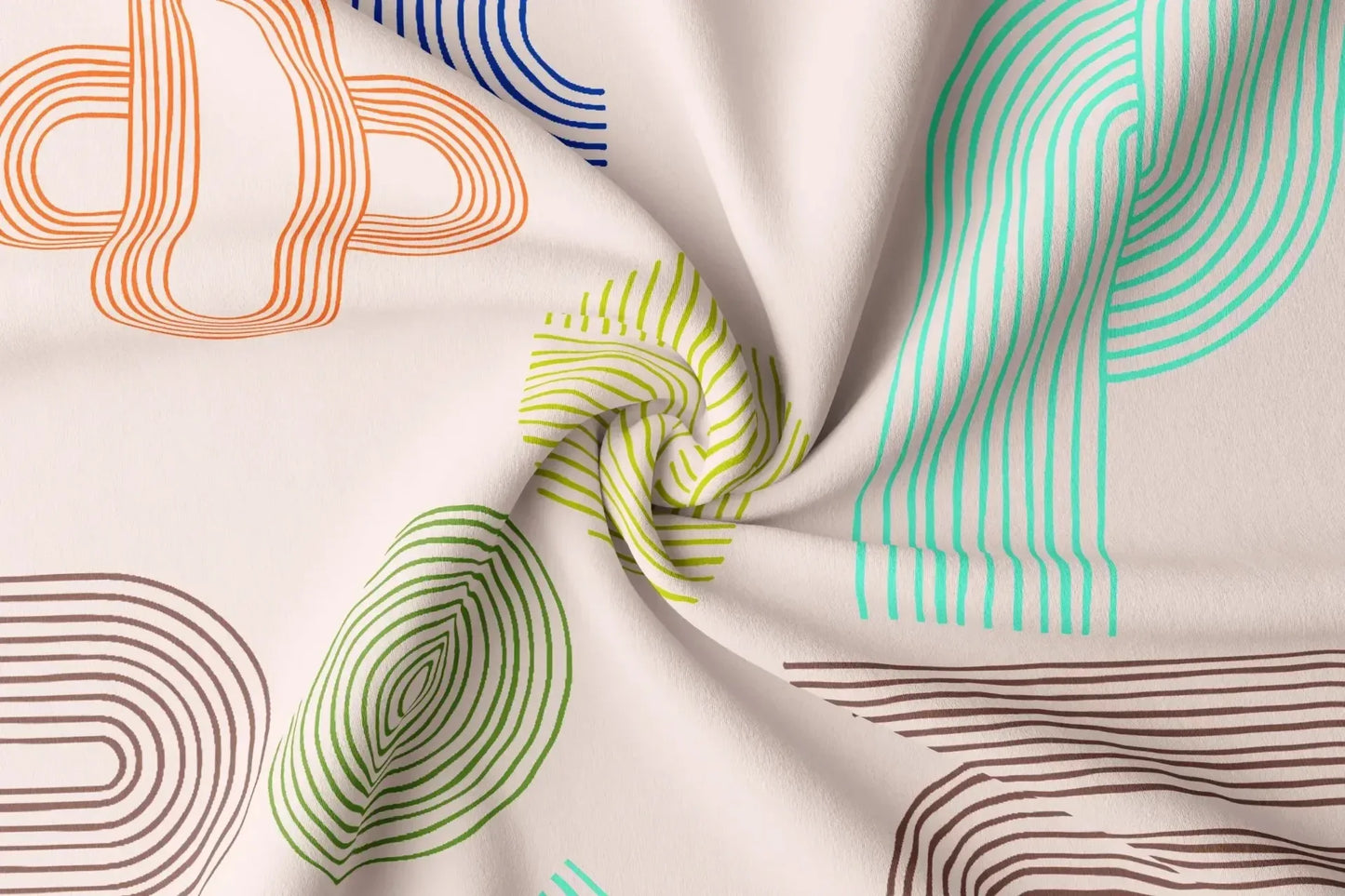 Rayon Digital Print Fabric | 44 Width, Unstitched, Poly Blend - Arihant Creations