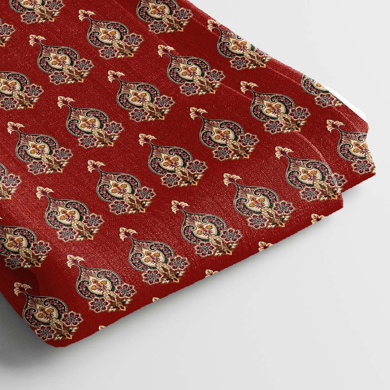 Rayon Digital Print Fabric | 5 Meter, 44 Width, Unstitched Dress Material, Poly Blend