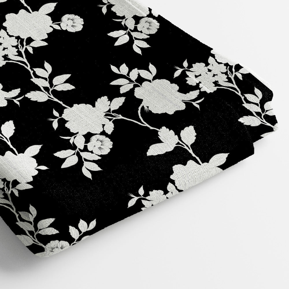 Linen Digital Print Fabric | 5 Meter, 44" Width, Unstitched