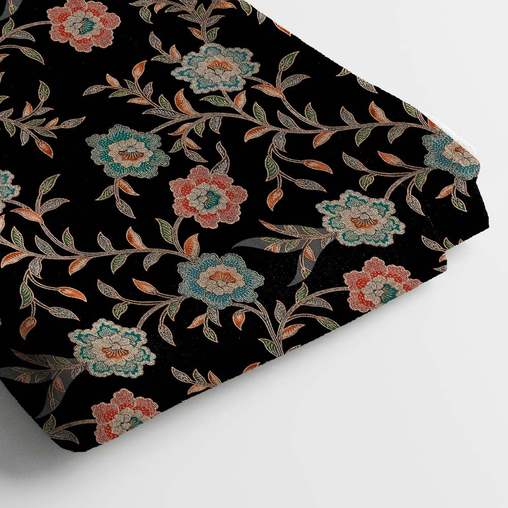 Kota Doria Digital Print Fabric | 5 Meter, 44" Width, Unstitched