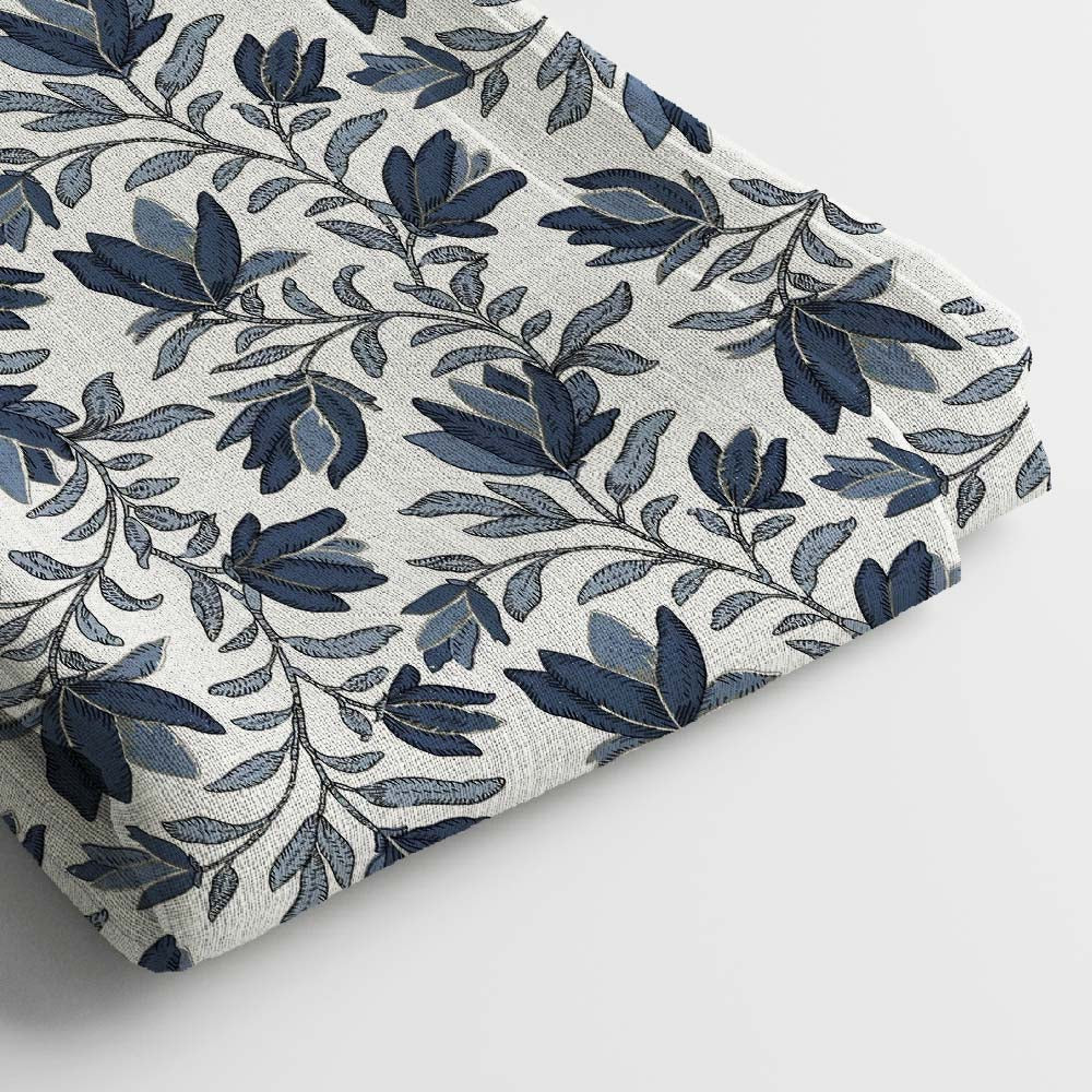 Pure Linen Digital Print Fabric | 5 Meter, 44" Width, Unstitched