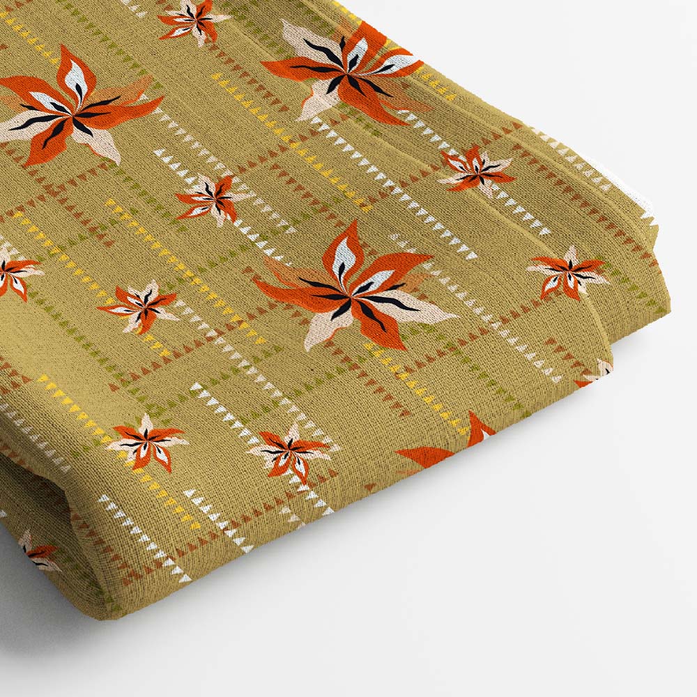 Rayon Digital Print Fabric | 5 Meter, 44" Width, Unstitched