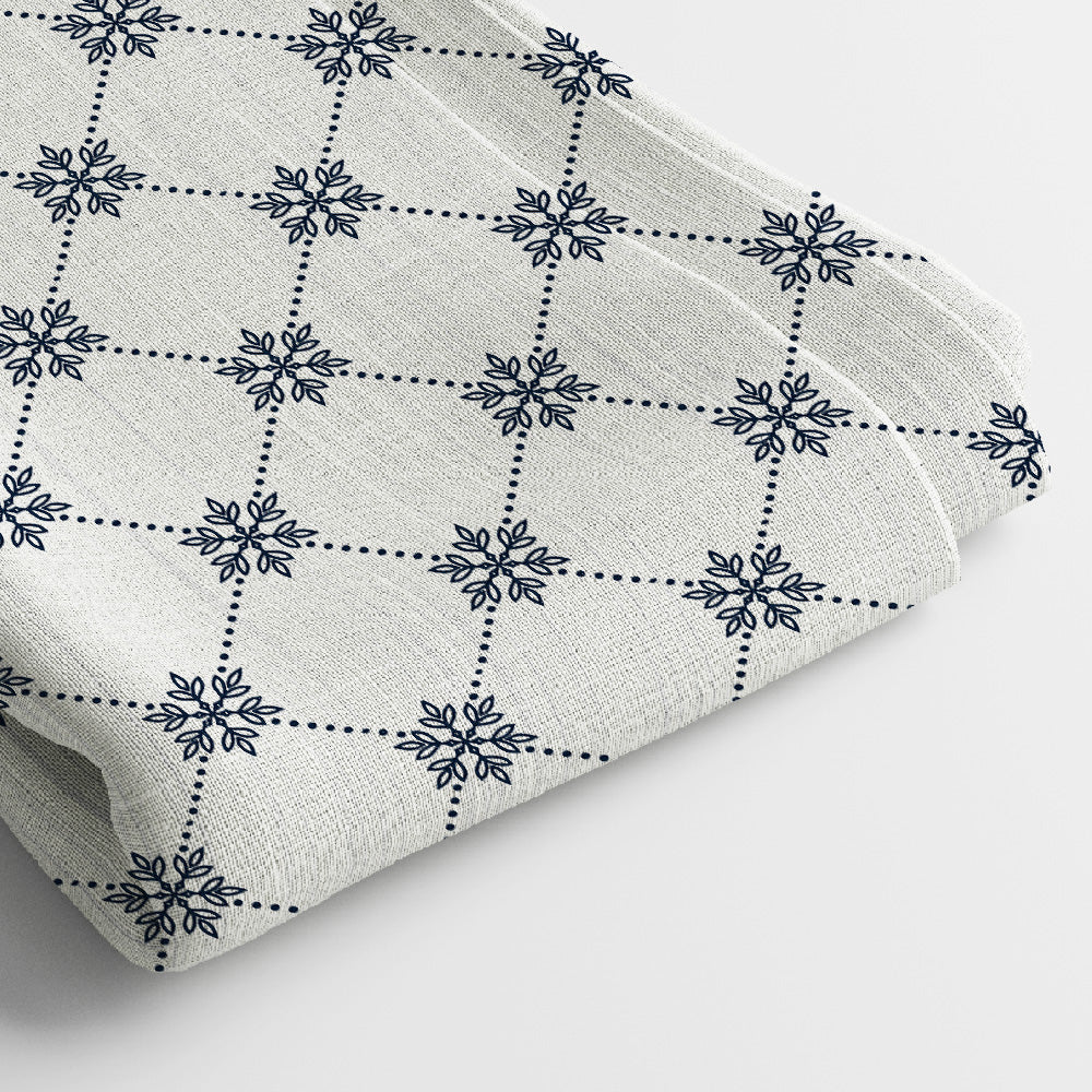 Pure Linen Digital Print Fabric | 5 Meter, 44" Width, Unstitched
