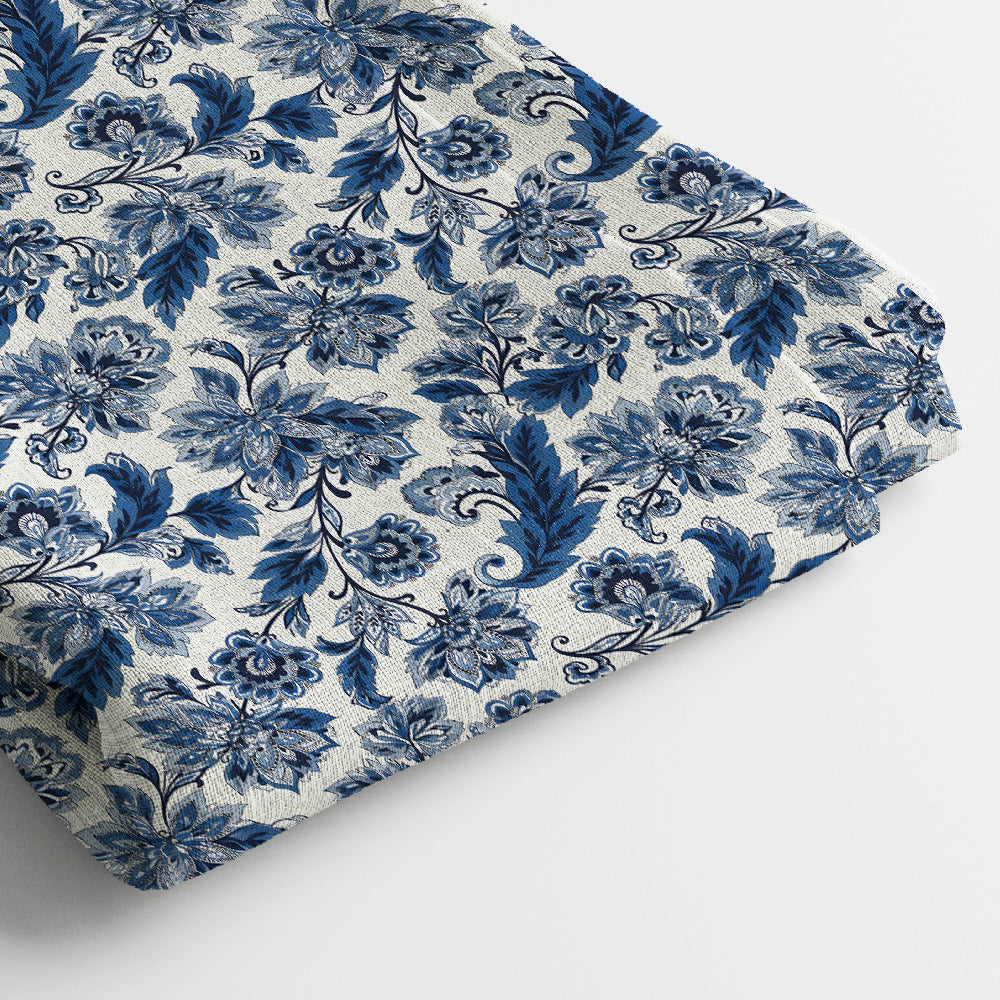 Kota Doria Digital Print Fabric | 5 Meter, 44" Width, Unstitched