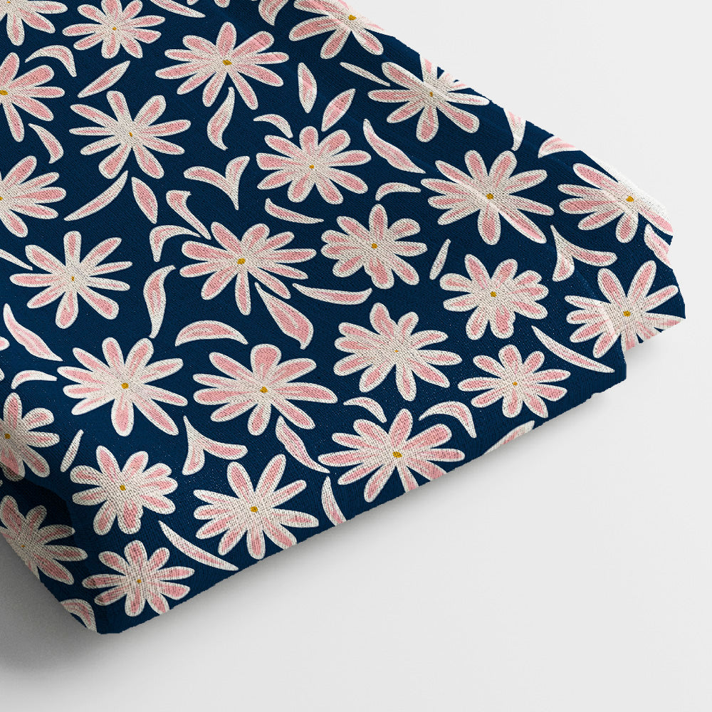 Pure Linen Digital Print Fabric | 5 Meter, 44" Width, Unstitched