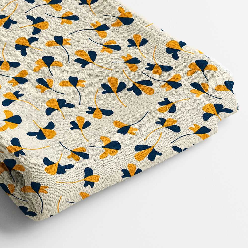 Pure Linen Digital Print Fabric | 5 Meter, 44" Width, Unstitched