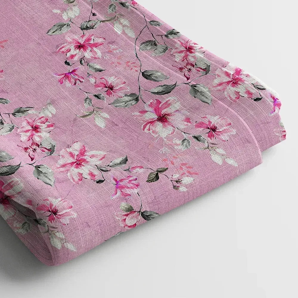 Poly Cotton Digital Printed Fabric, Soft & Lightweight, For Women's Clothing - Arihant Creations