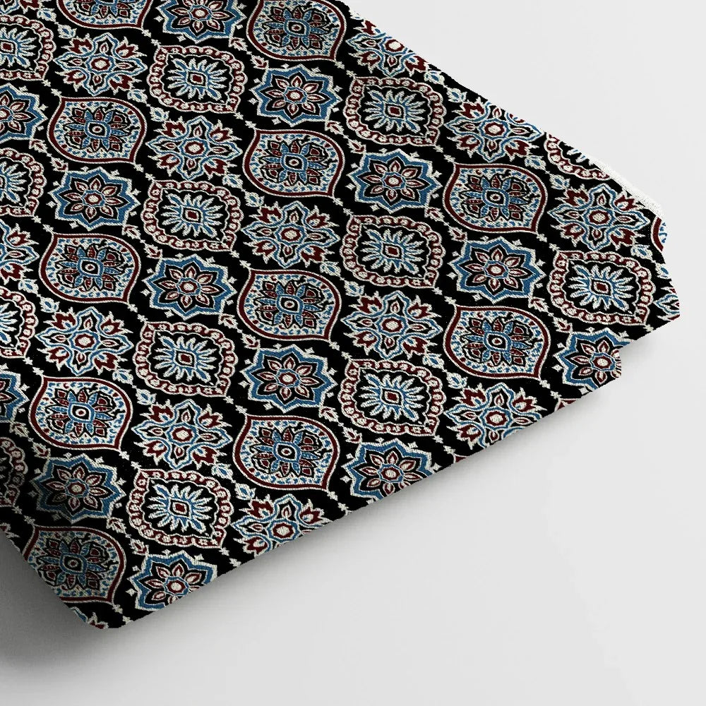 Modal Satin Digital Print Fabric | 44 Inches, Unstitched - Arihant Creations