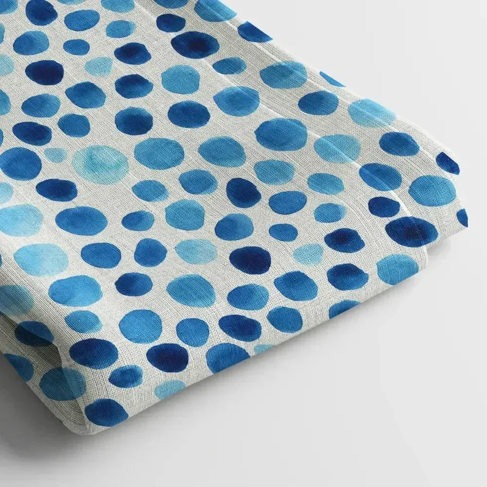 Muslin Digital Printed Fabric | Poly Blend, 44 Width, Unstitched, Soft, Lightweight - Arihant Creations