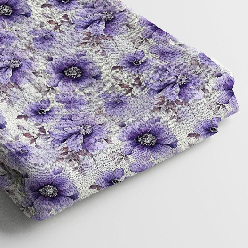 Crepe Digital Print Fabric | 44 Inches, Unstitched - Arihant Creations