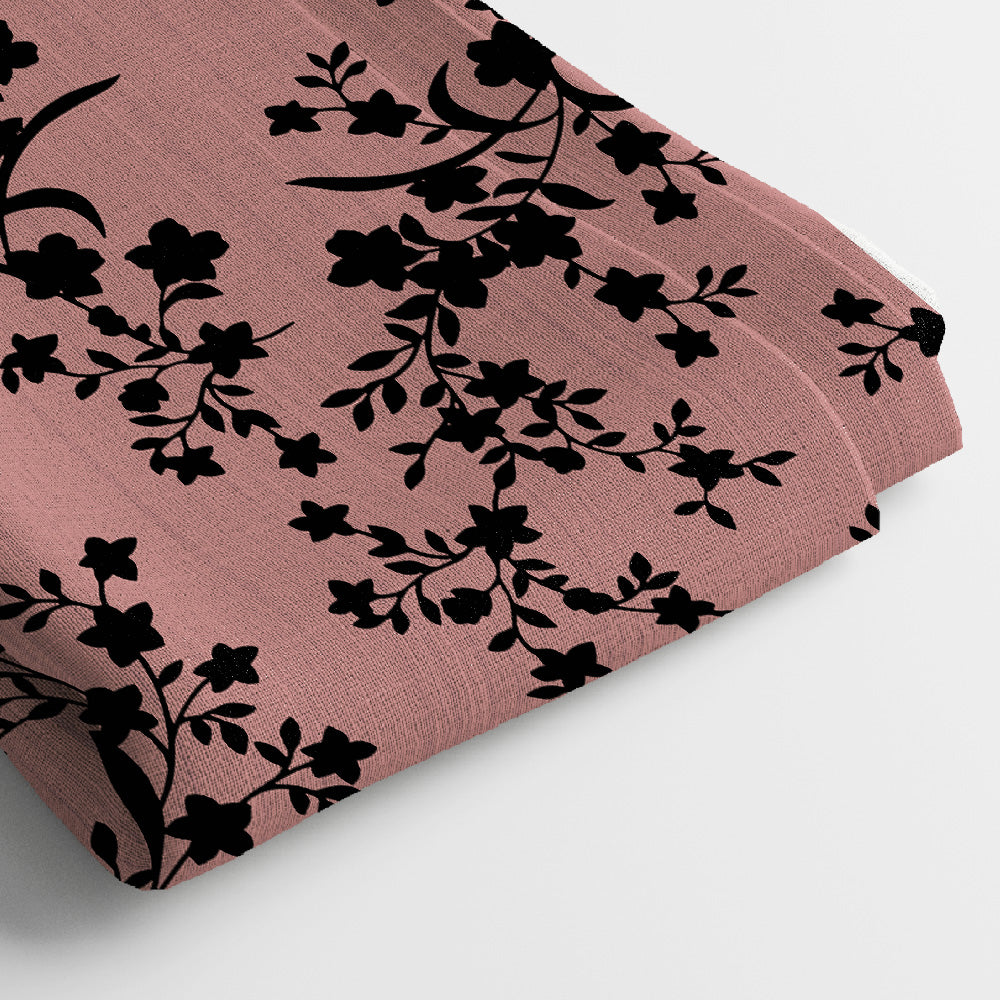 Kota Doria Digital Print Fabric | 5 Meter, 44" Width, Unstitched