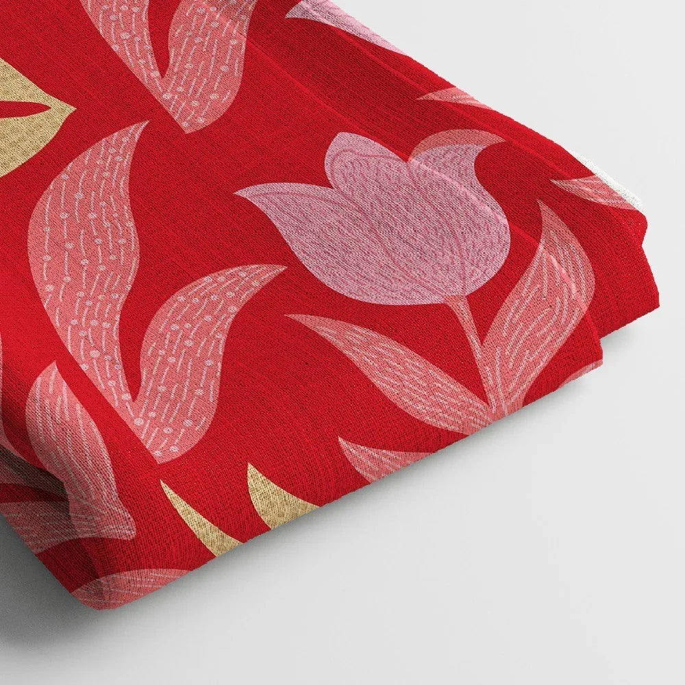 Poly Cotton Digital Printed Fabric, Soft & Lightweight, For Women's Clothing - Arihant Creations