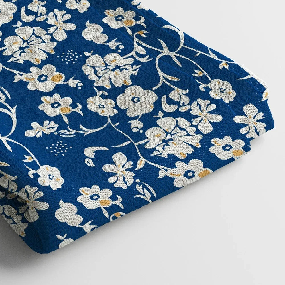 Poly Cotton Digital Printed Fabric, Soft & Lightweight, For Women's Clothing - Arihant Creations
