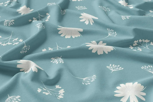 Rayon Digital Print Fabric | 44 Width, Unstitched, Poly Blend - Arihant Creations