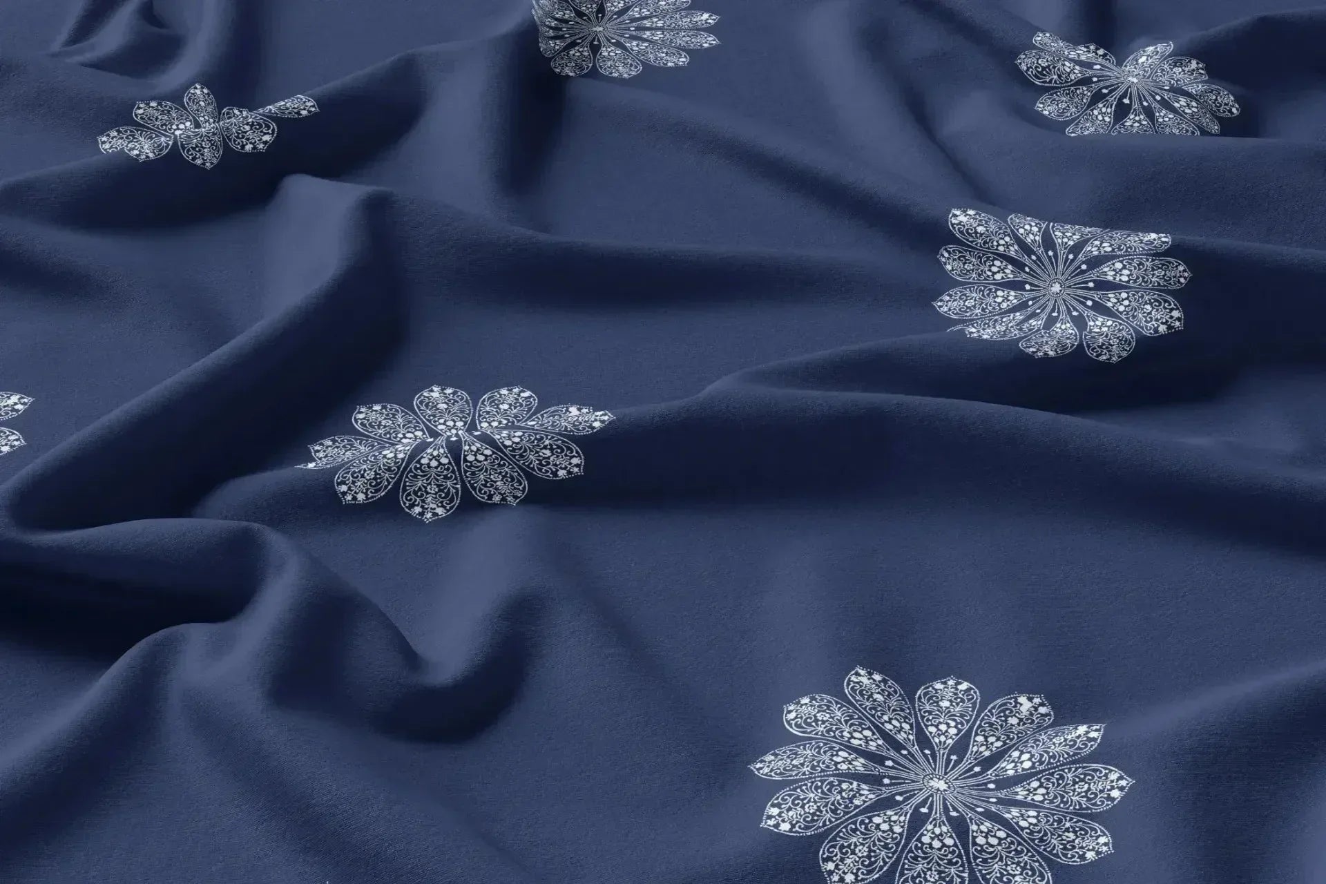 Rayon Digital Print Fabric | 44 Width, Unstitched, Poly Blend - Arihant Creations