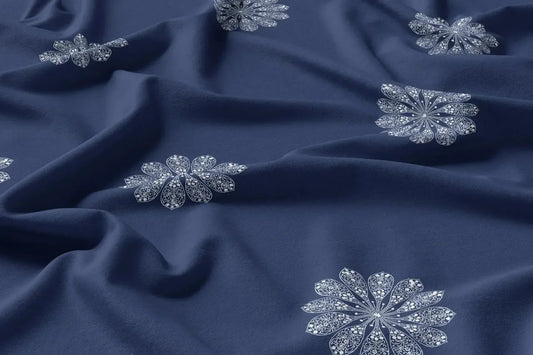 Rayon Digital Print Fabric | 44 Width, Unstitched, Poly Blend - Arihant Creations