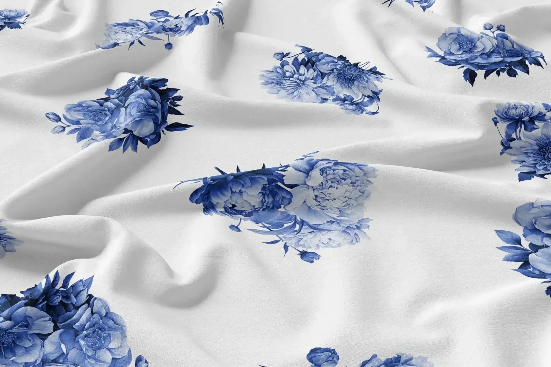 Rayon Digital Print Fabric | 44 Width, Unstitched, Poly Blend - Arihant Creations