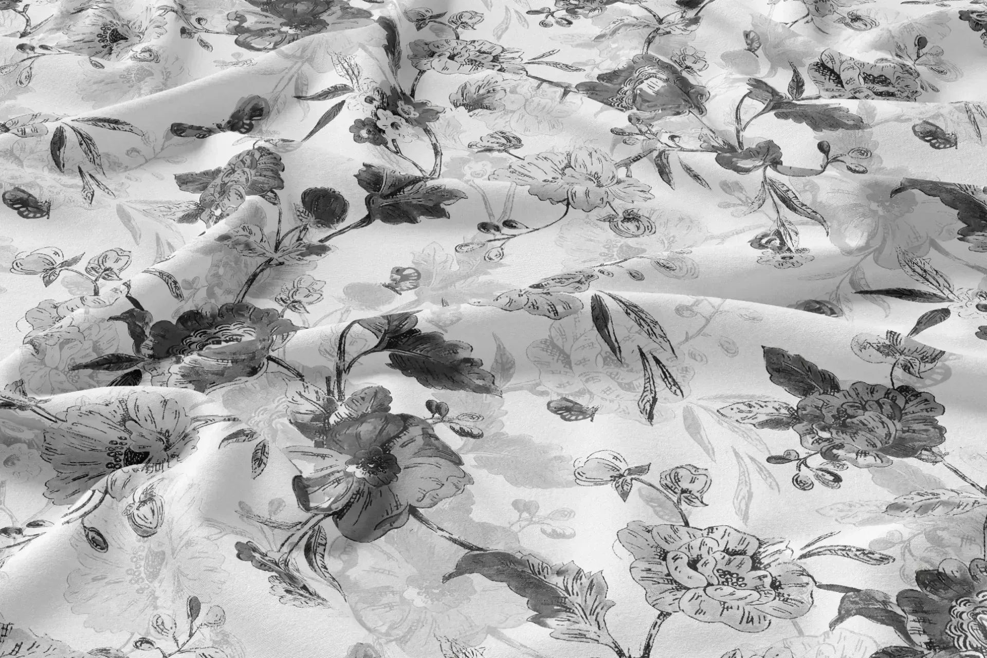 Rayon Digital Print Fabric | 44 Width, Unstitched, Poly Blend - Arihant Creations