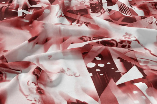 Rayon Digital Print Fabric | 58 Width, Unstitched, Poly Blend - Arihant Creations