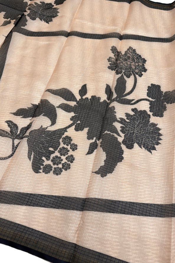 Cotton Blend Printed Suit Set with Kota Doria Dupatta for Women’s Unstitched (Top 2.5m | Bottom 2.5m | Dupatta 2.25m)