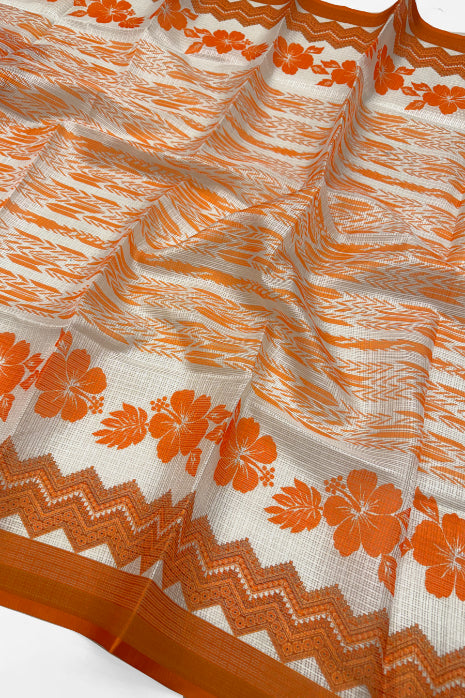 Cotton Blend Printed Suit Set with Kota Doria Dupatta for Women’s Unstitched (Top 2.5m | Bottom 2.5m | Dupatta 2.25m)