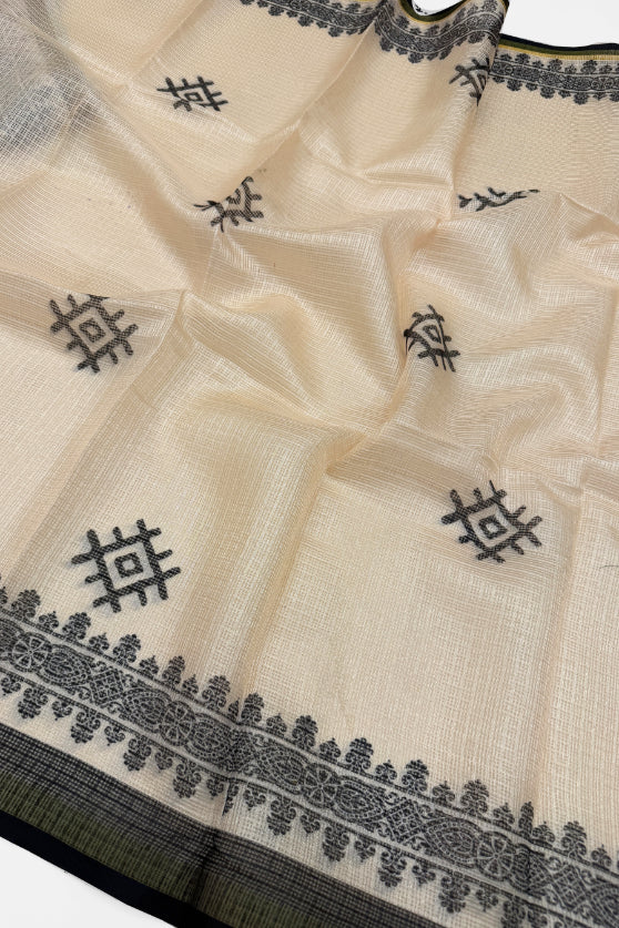 Cotton Blend Printed Suit Set with Kota Doria Dupatta for Women’s Unstitched (Top 2.5m | Bottom 2.5m | Dupatta 2.25m)