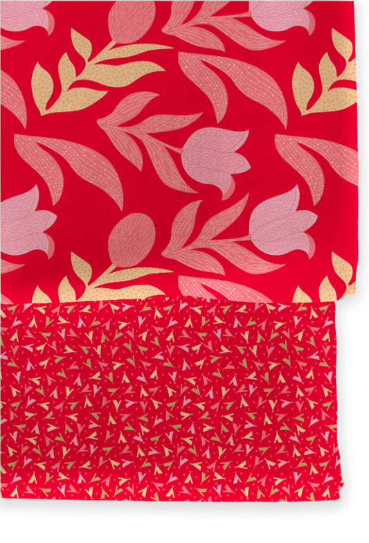 Poly Cotton Top Bottom Digital Printed Set - 2.5 mtr Top With 2.5 mtr Bottom