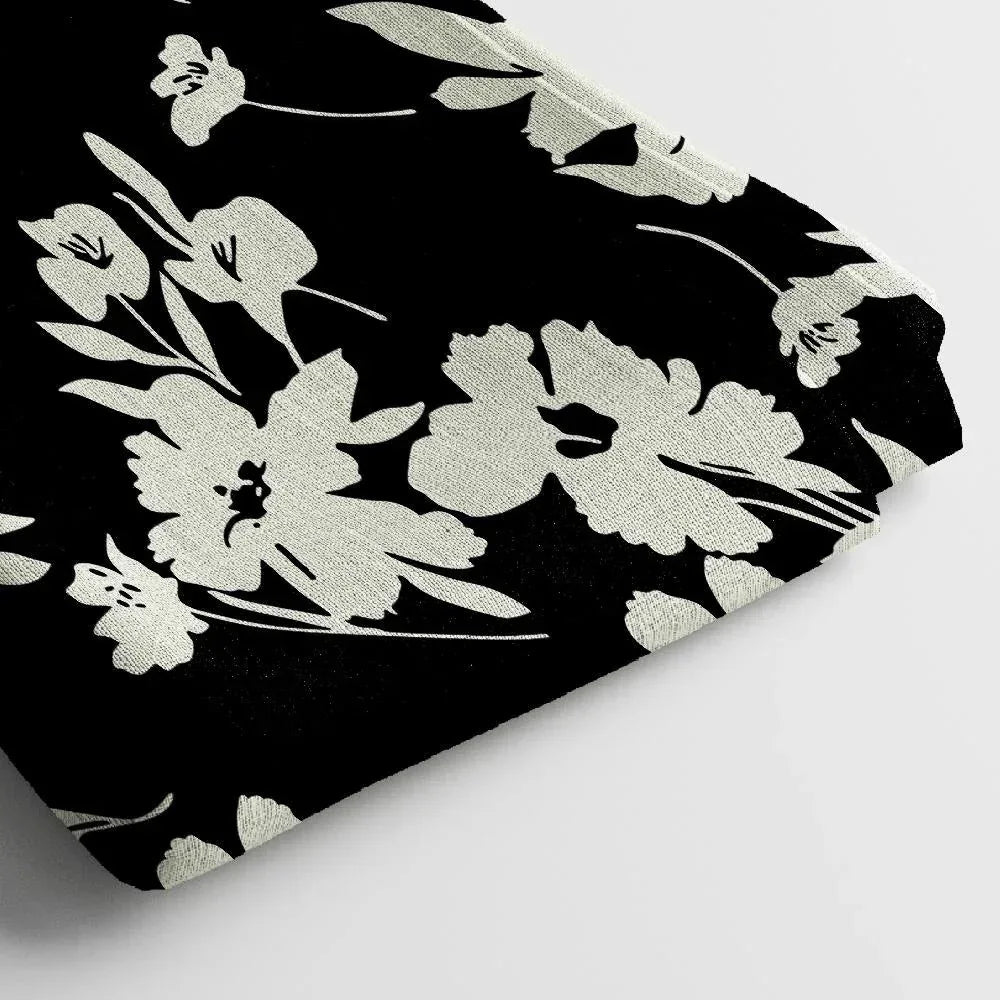 Muslin Digital Printed Fabric | Poly Blend, 44 Width, Unstitched, Soft, Lightweight - Arihant Creations