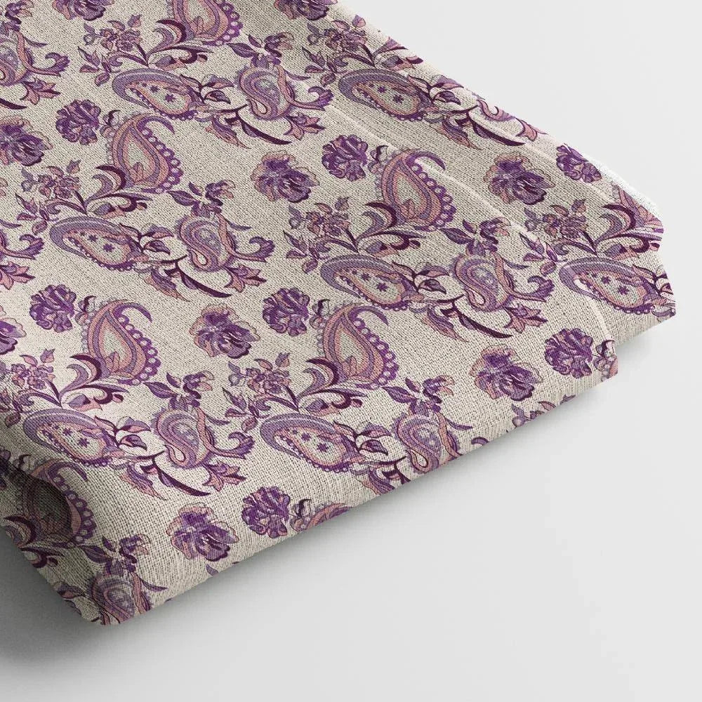 Muslin Digital Printed Fabric | Poly Blend, 44 Width, Unstitched, Soft, Lightweight - Arihant Creations