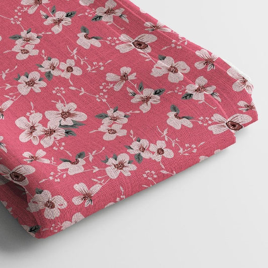 Georgette Digital Print Fabric | 44 Inches, Unstitched - Arihant Creations