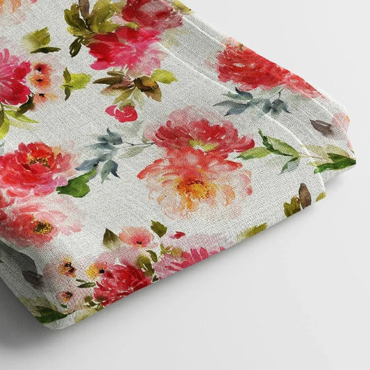 Georgette Digital Print Fabric | 44 Inches, Unstitched - Arihant Creations