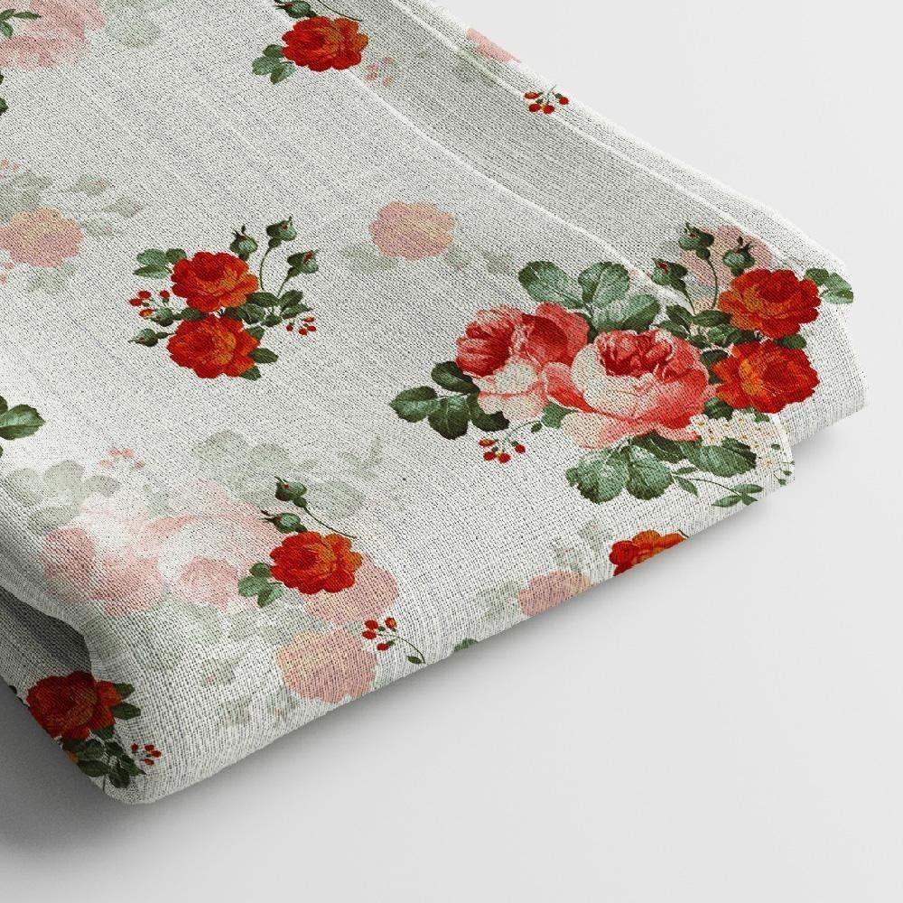 Georgette Digital Print Fabric | 44 Inches, Unstitched - Arihant Creations