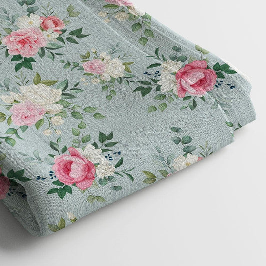 Georgette Digital Print Fabric | 44 Inches, Unstitched - Arihant Creations