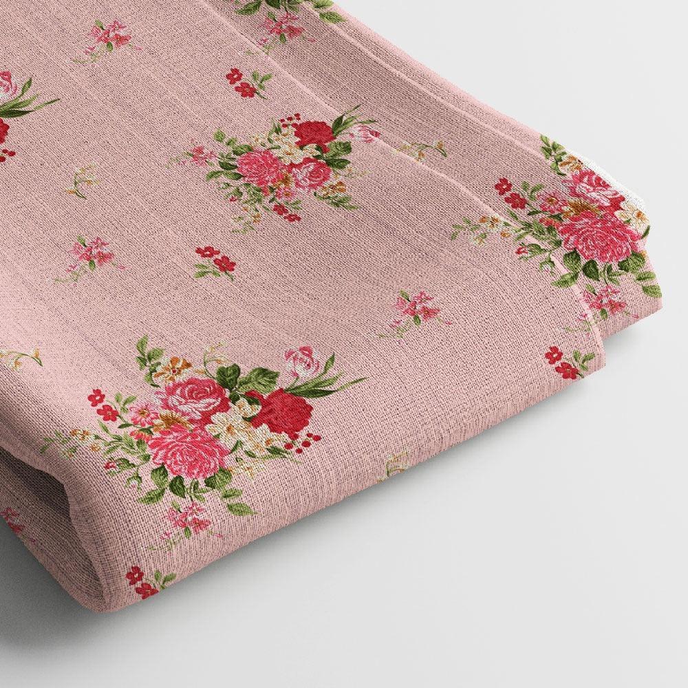 Georgette Digital Print Fabric | 44 Inches, Unstitched - Arihant Creations
