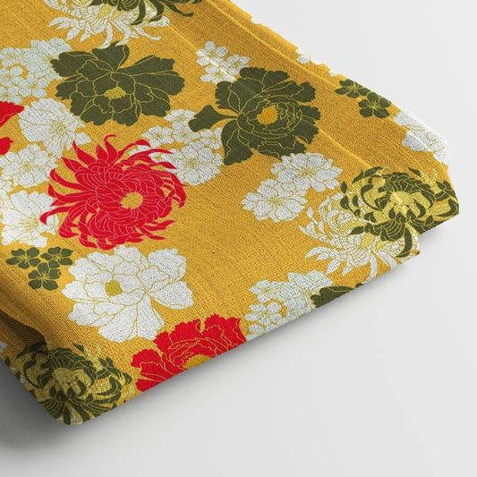 Georgette Digital Print Fabric | 44 Inches, Unstitched - Arihant Creations